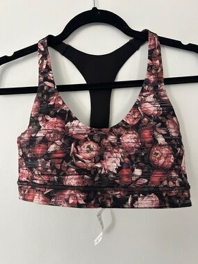 Lululemon Break Free Bra Peony Multi Size 10